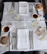 Qantas First Class Dinner for 2