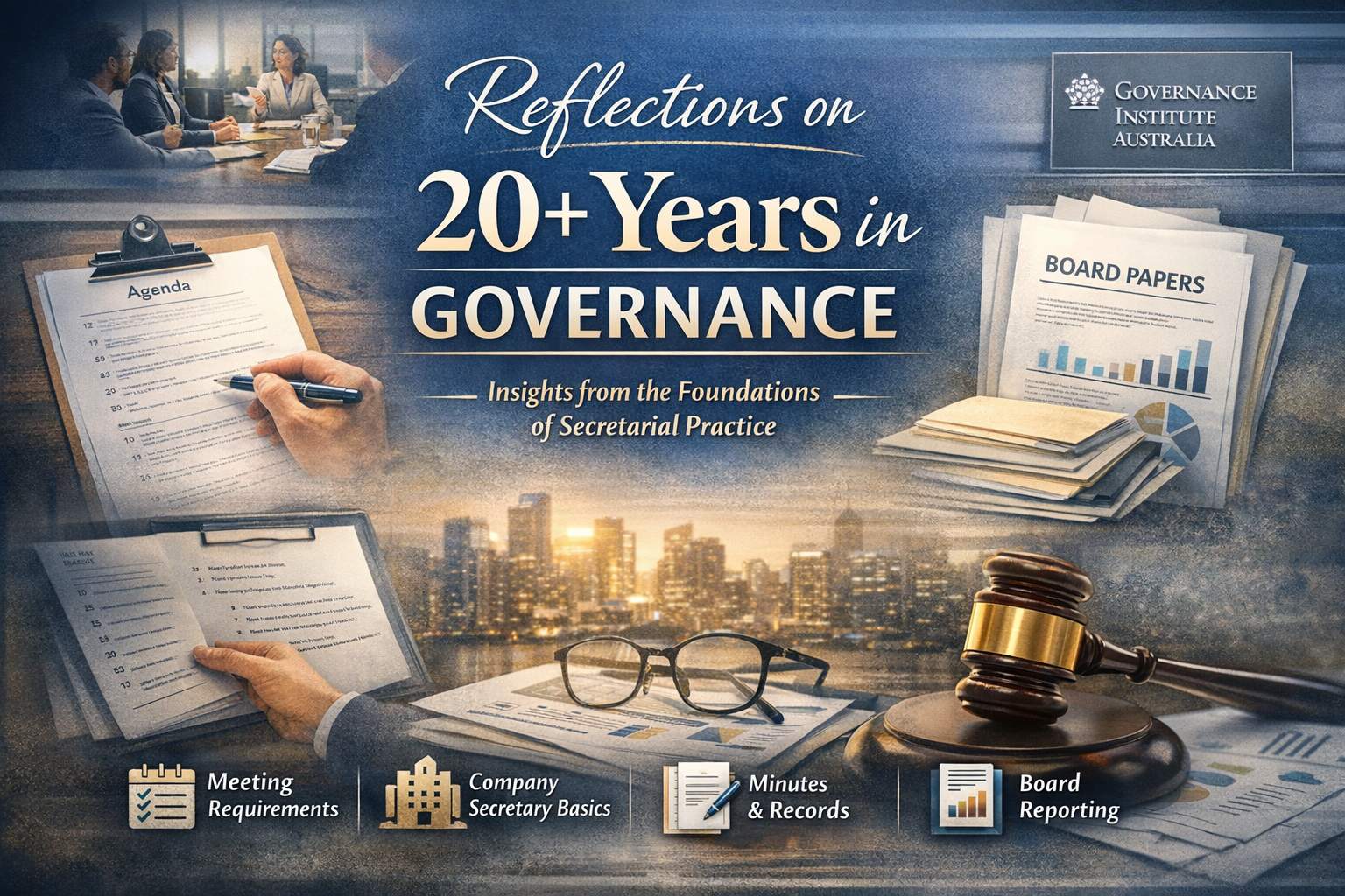 reflections from completing the Certificate in Foundations of Secretarial Practice with the Governance Institute of Australia